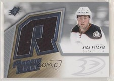 2015-16 SPx 2005-06 Retro Rookie Fabrics Nick Ritchie #SPXR-NR 0a4