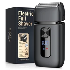 Brightup Foil Shaver, Mens Electric Razor, Shavers for Men with Trimmer,