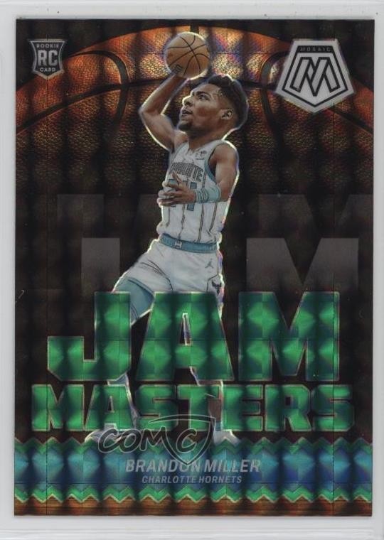 2023-24 Panini Mosaic Jam Masters Green Prizm Brandon Miller #1 Rookie RC 12g7