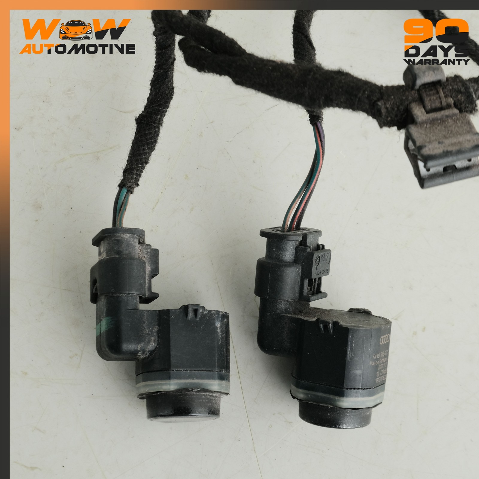 Bentley Continental GT 2010-2012 Rear Bumper wiring harness with parking sensor P/N 3W0971104G