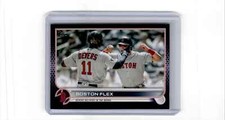 2022 Topps Purple Boston Flex (Rafael Devers / Enrique Hernandez) Boston Red Sox