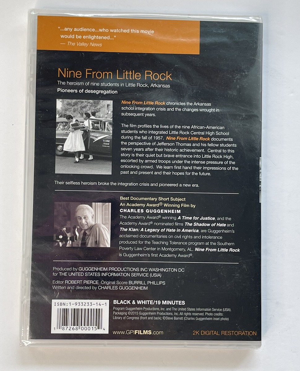 Nine From Little Rock DVD 2005 Arkansas Civil Rights Integration