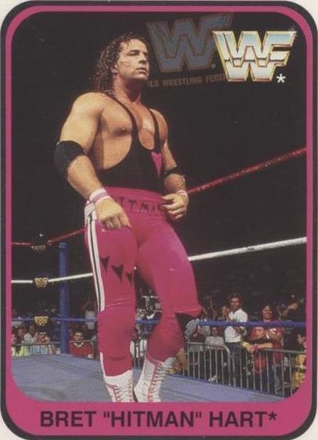 1991 Merlin WWF - Bret Hart #86 - 1 of 1