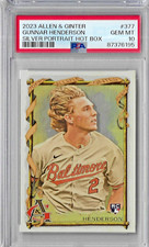 2023 Allen Ginter Gunnar Henderson Silver Portrait Hot Box PSA 10 RC