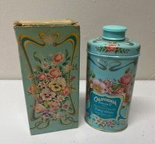Vintage Avon Trailing Arbutus Perfumed Talc 1977 California Perfume Co. Tin Box