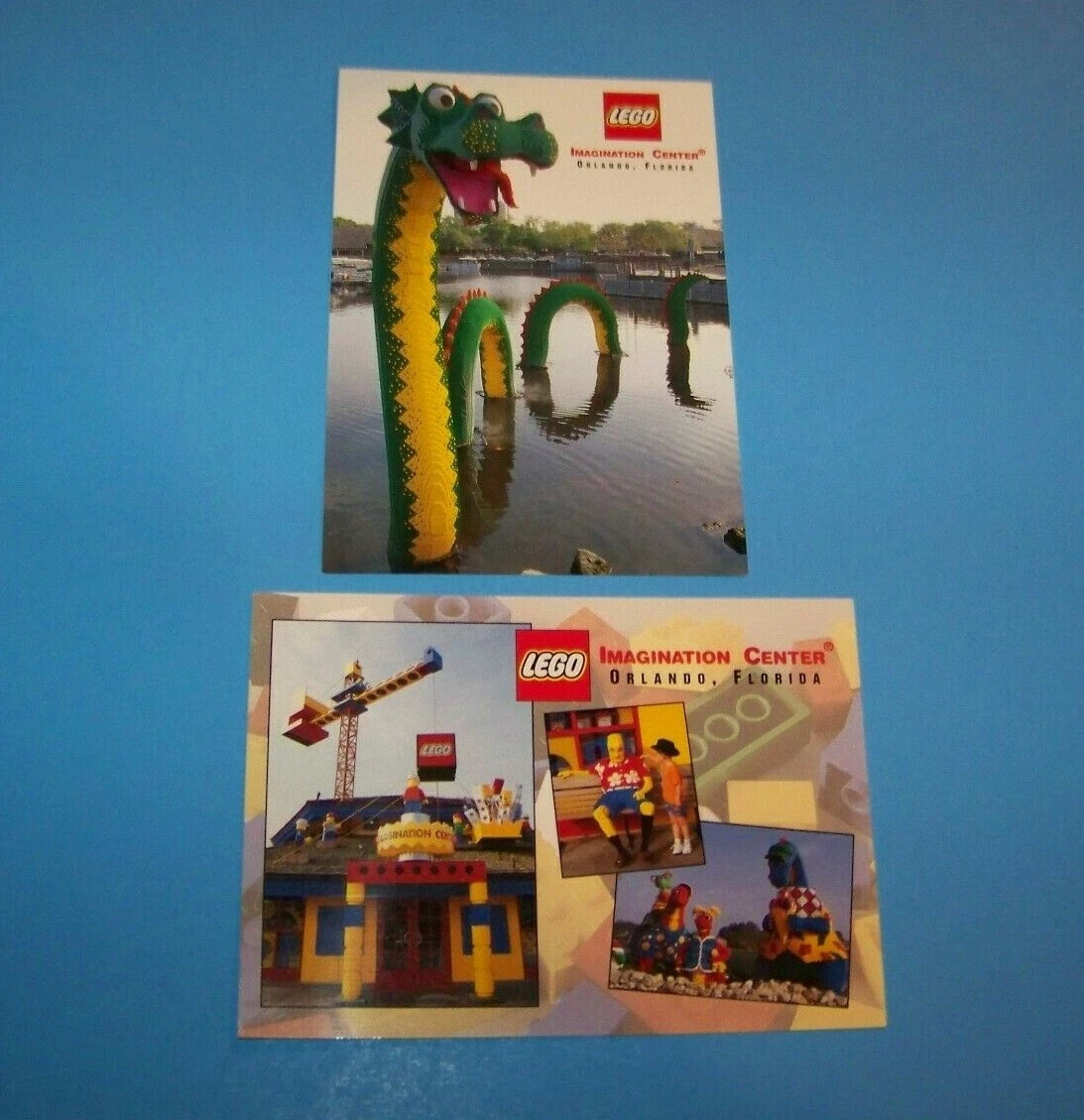 Vintage Lego Imagination Center Orlando, FL Display Postcard