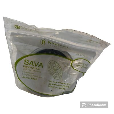 Niagra - Sava, Oversized, Shower Head, Item #N2515CH, Brand New