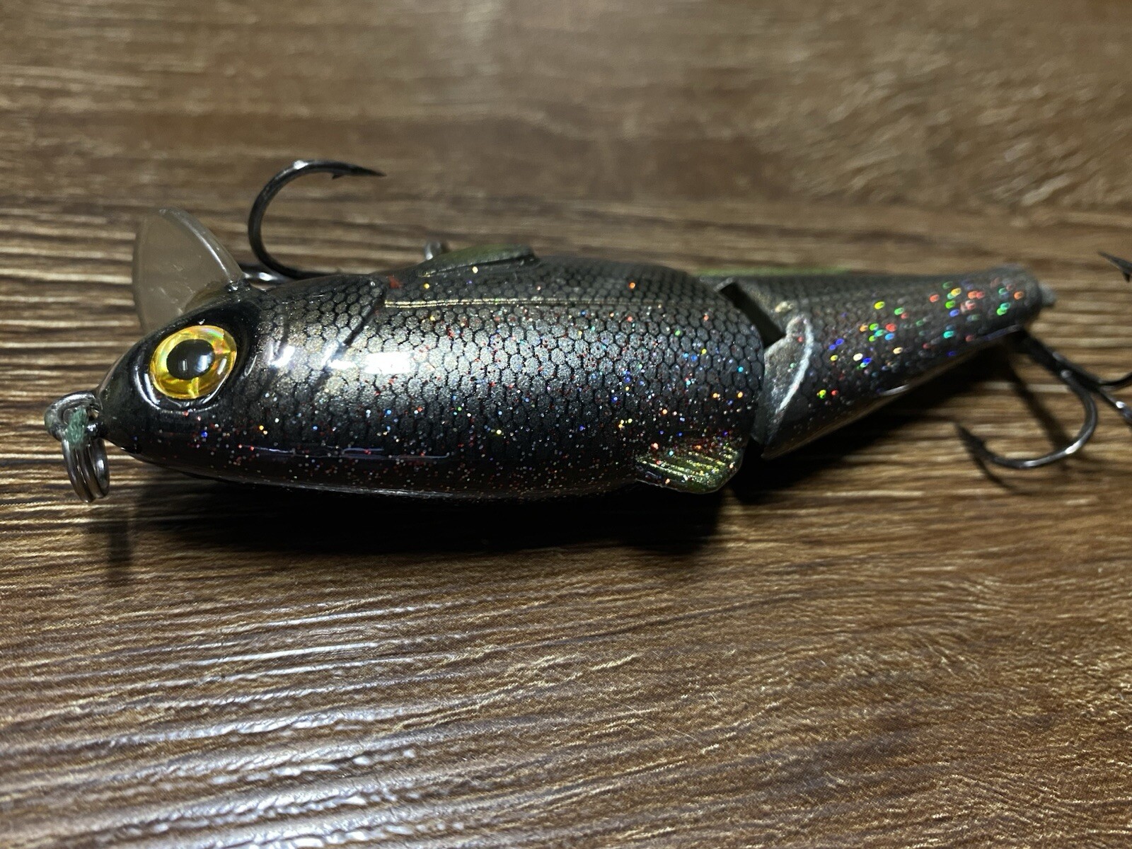 (2) Custom Painted Strike King- King Shad - Image 3