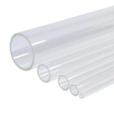 Plastic Tube Acrylic Perspex® 12 inch Lengths 5mm to 180mm Clear Rigid Pipe