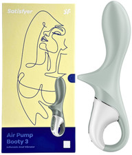 Satisfyer Air Pump Booty 3, aufblasbare Leise Anal Vibrator, Wasserdicht