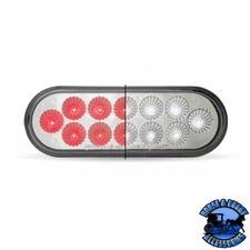 6" Oval Trux Dual Revolution LEDs (Choose Color)