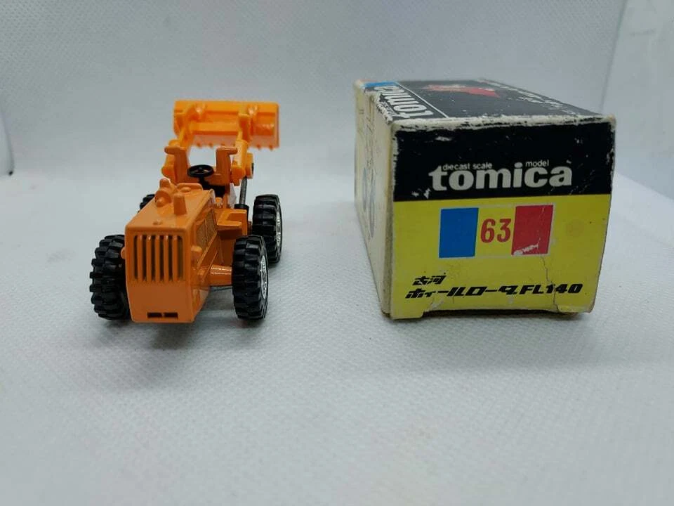 Tomica Black Box Furukawa Wheel Loader FL 140 Made in Japan No. 63-1-1 - image 3 of 4