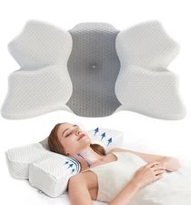 Cervical Pillow for Neck Pain Relief,Orthopedic Neck Support Pillow for Side