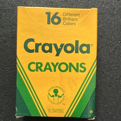 Vtg 1988 Binney & Smith Crayola Crayons 16 Count Developmental Creativity