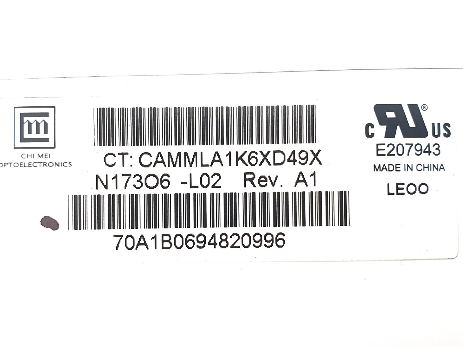 Originale N17306-L02 Rev C Lcd Display Schermo Originale 17.3 - Foto 4