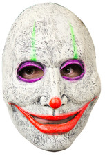 Ghoulish Productions Clown Neon Smile Latex Face Mask Horror Halloween Cosplay