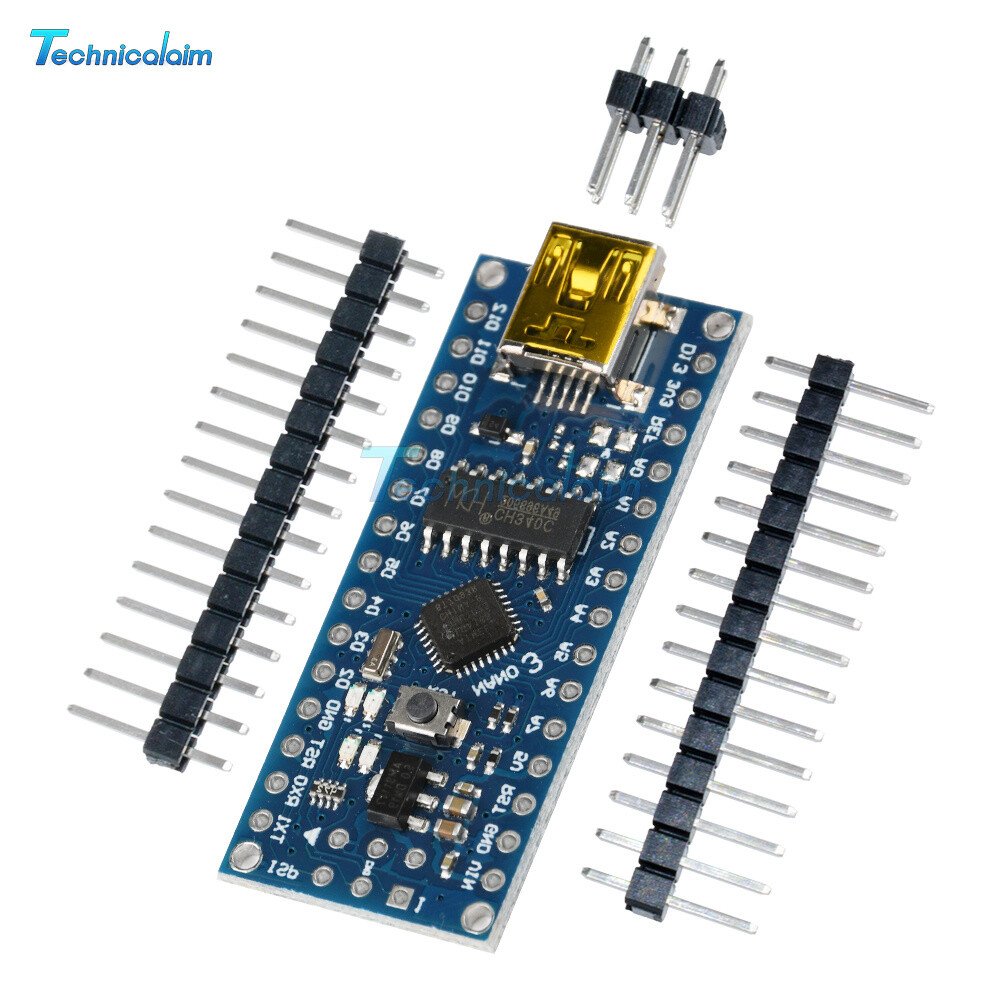 Compatibile Arduino Scheda Arduino Nano V3.0 Compatibile - Con Microcontrollore Atmega328p E CH340G, Contatti Saldati Input/output Digitale Analogico - Foto 4