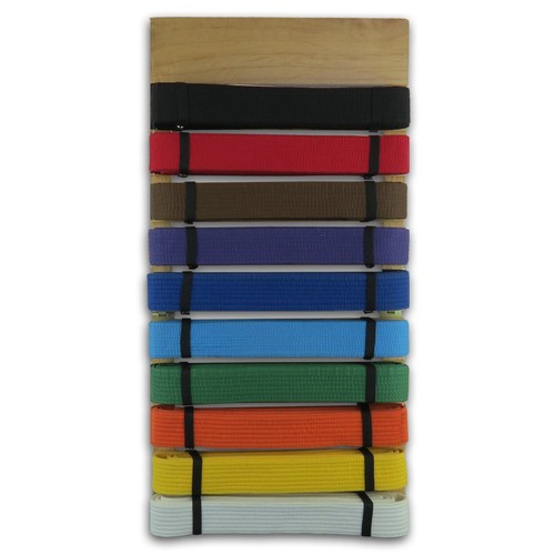Foldable Martial Arts Wall Mounted Belts Display 10 Tier Karate Taekwondo Judo eBay