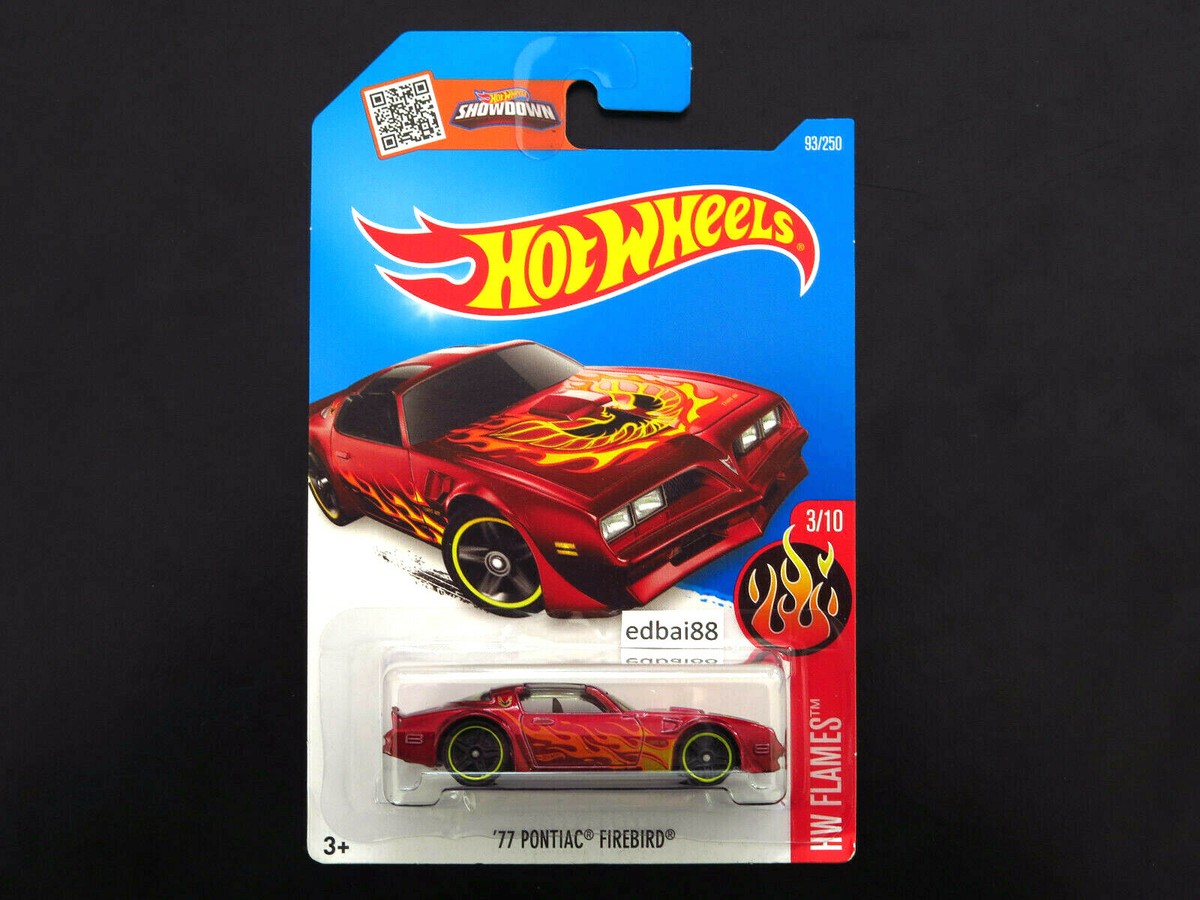 Hot Wheels 2016 Mainline '77 Pontiac Firebird Die-cast Car, Red