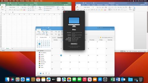 iMac 21.5" | i5 2.5 Quad | Dual Boot macOS + Windows + MS Office | SSD + HDD - Afbeelding 4 van 10
