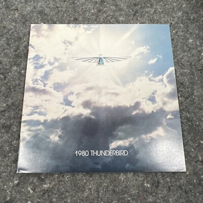 Original 1980 Ford Thunderbird Vintage Sales Brochure Catalog