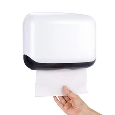 Commercial Paper Towel Dispenser Wall Mount 200 Sheets Capacity Multifold Tri...