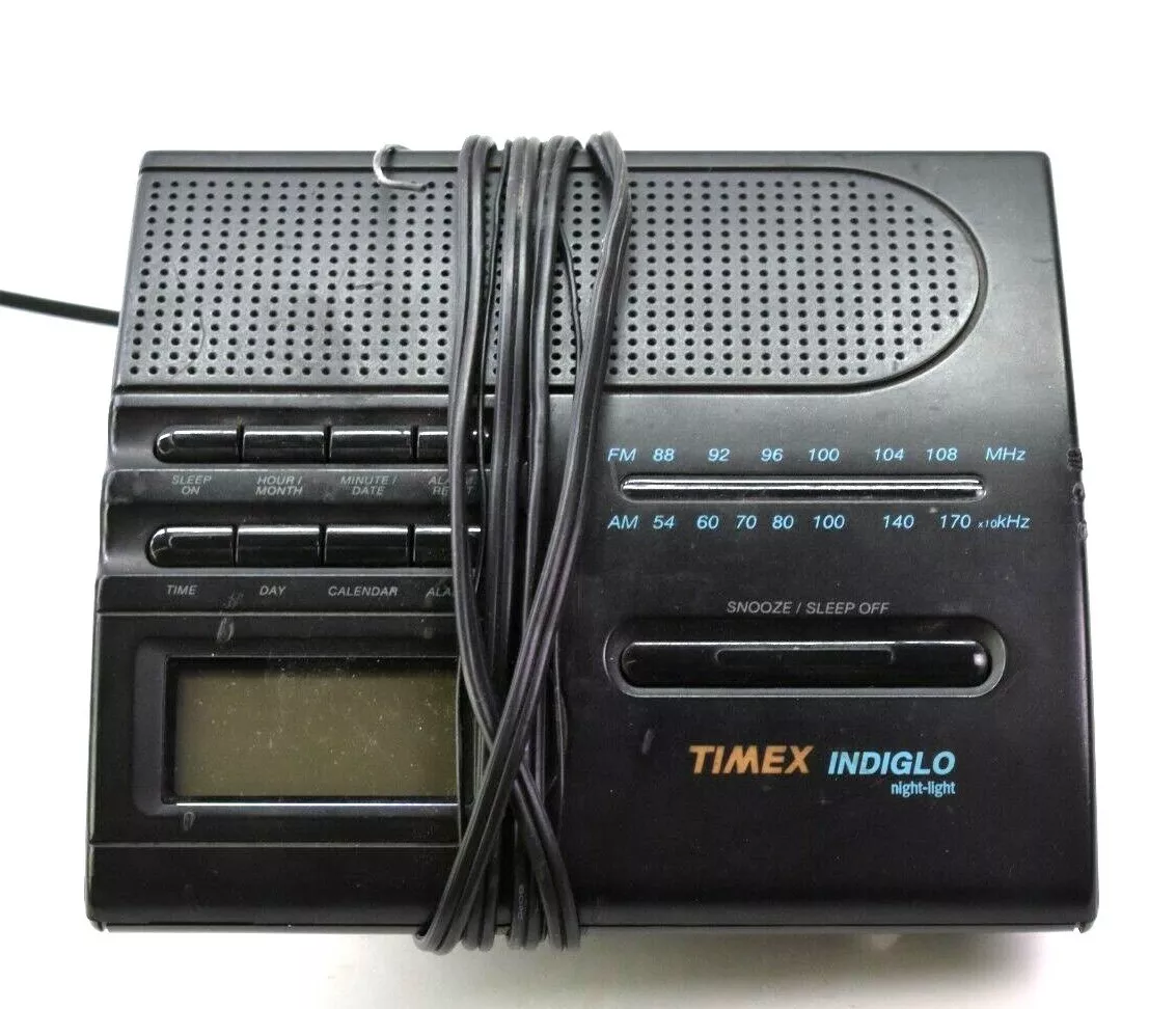 Timex indiglo night 2025 light alarm clock