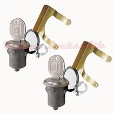 2 New Door Locks For Oldsmobile 1970+ with GM Logo Keys OEM Strattec 608307