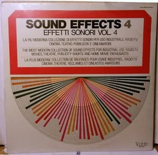 SOUND EFFECTS - EFFETTI SONORI VOL. 4   - LP Nuovo SONORIZZAZIONE