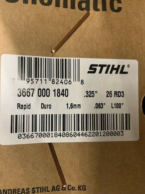 Stihl Carbide 18 inch,Oilomatic,chainsaw, chain,MS250,MS251,025, 26 RD3 ...