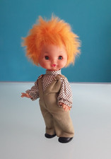 "GABAR" Bambola vintage, anni 70, vinile e plastica, altezza 24 cm.