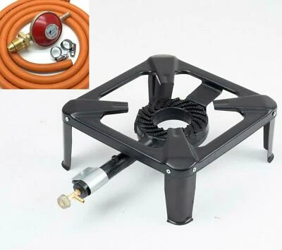 Lifestyle SGB06 Large 5.8kw Cast Iron Boiling Ring Inc Hose & Propane Regulator