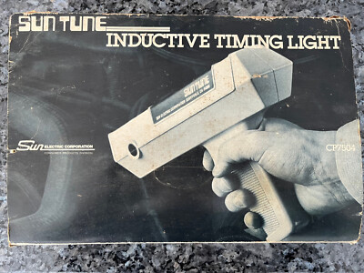 Vintage Sun Tune Inductive Timing Light with Box and Foam