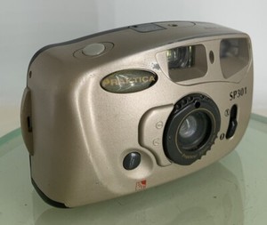 Praktica SP301 SPORT GOLD POINT AND SHOOT FILM CAMERA NO BATTERY - TESTED - 815