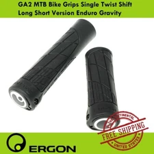 Ergon GA2 MTB Bike Grips Single Twist Shift Long Short Version Enduro Gravity