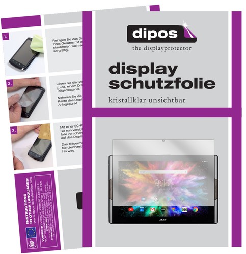 Lámina protectora de pantalla transparente para Acer Iconia Tab 10 A3-A50 - Imagen 2 de 4