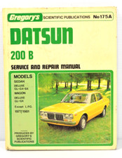 Datsun 200 B Workshop Service Manual 1977/1981 Gregorys