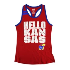 Kansas Jayhawks Outerstuff NCAA Girls Red "Princess Cut" Tank