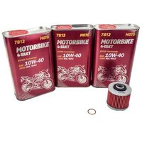 ÖL + ÖLfilter Set Passend FüR Yamaha XT500 1U6 1978-1989