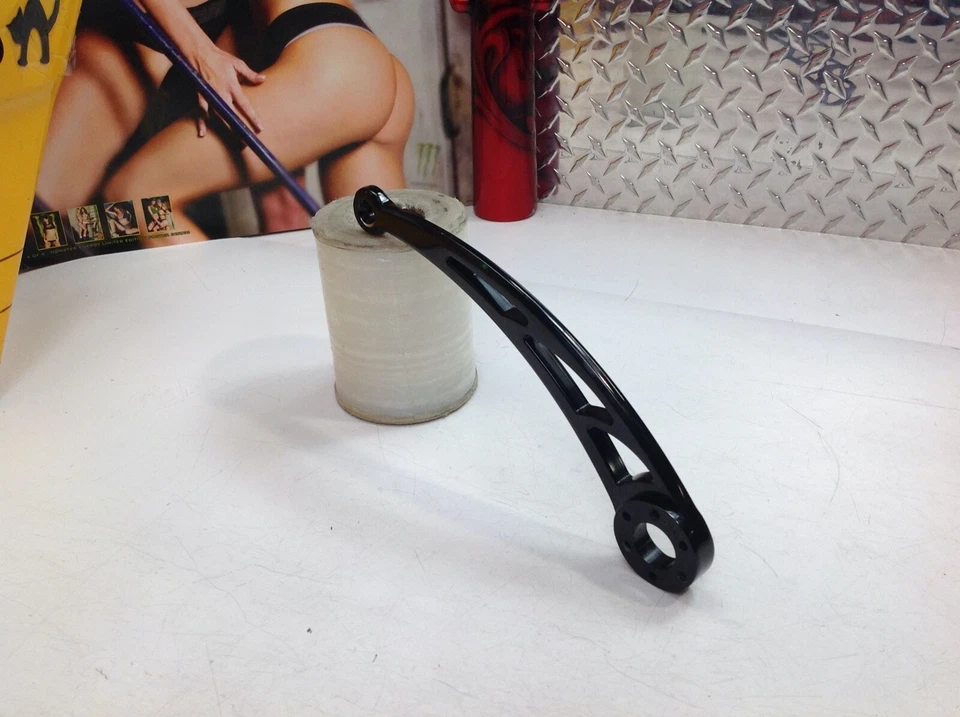 🔥14-23 Harley Touring Carl Brouhard Black Spiro Series Brake Arm - BA-SS14-B🔥 - Image 2 of 4