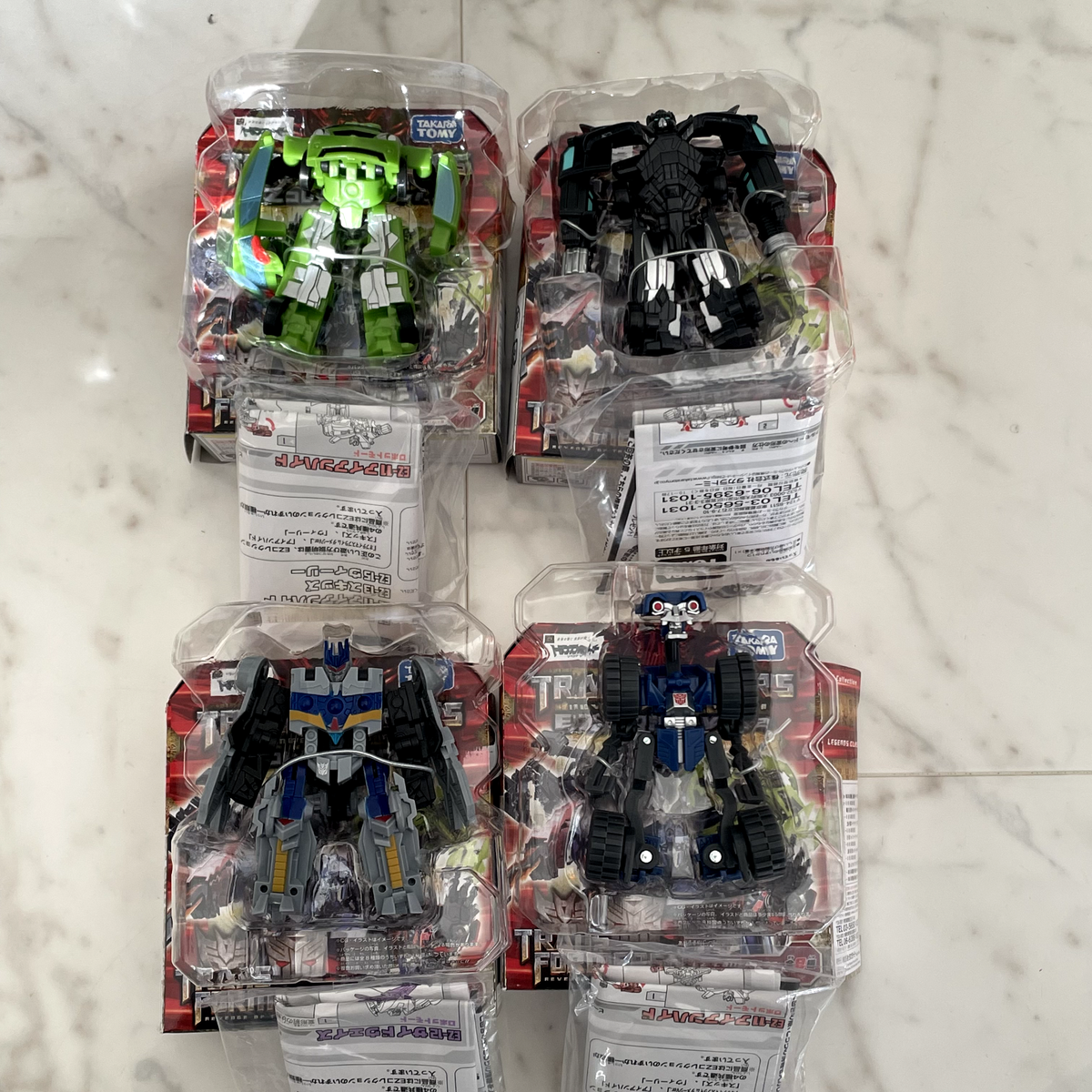 Transformers EZ Collection Vol. 2 ROTF Takara Tomy Set of 4