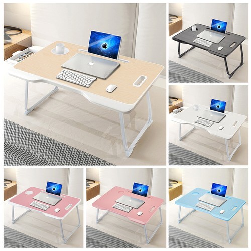 Laptop Table Bed Study Stand Tray Portable Folding Notebook Bedroom