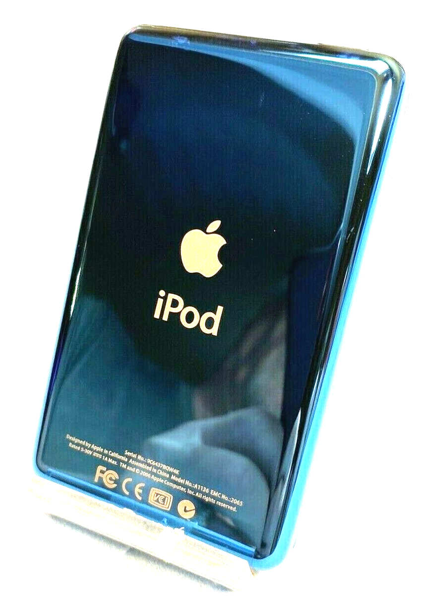 Apple IPOD CLASSIC 7th Generation 256GB SSD MP3 Blue Excellent