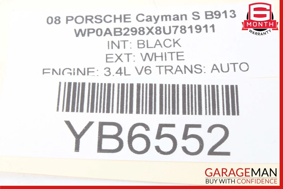 06-12 Porsche Cayman 987 consola superior delantera lectura luz domo lámpara fabricante original Foto 3 de 3