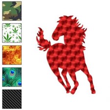 Horse Bronco Stallion, Vinyl Decal Sticker, 40 Patterns 3 Sizes, 1351