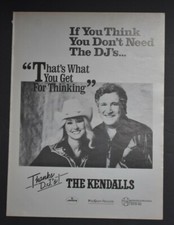 The Kendalls 1982 Advertising Ad 11x14