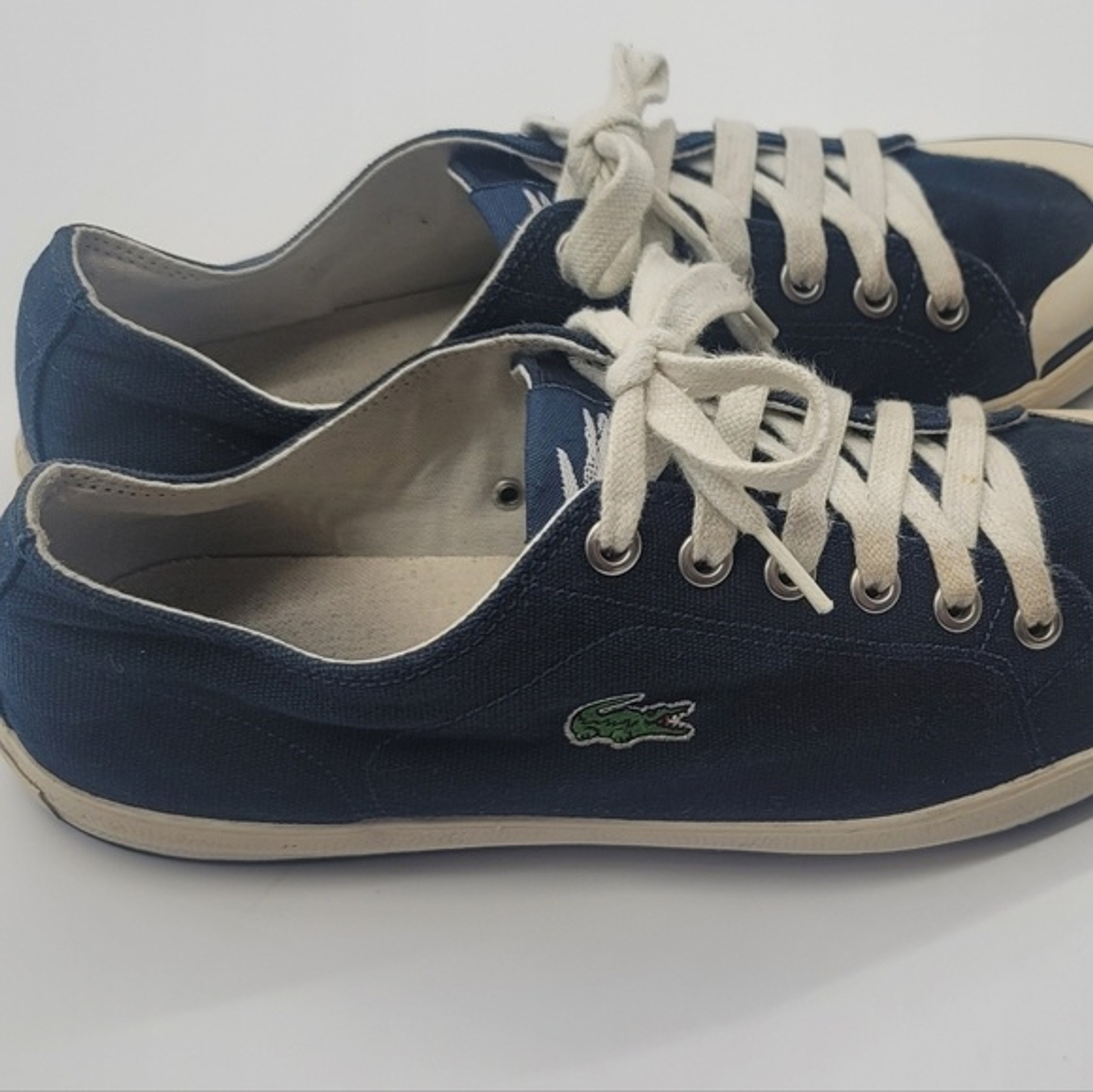 Lacoste Preppy Navy Canvas Sneakers men 