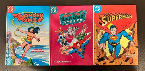 Wonder Woman, Justice League of America, Superman DC Comics Vintage (Hardcover)
