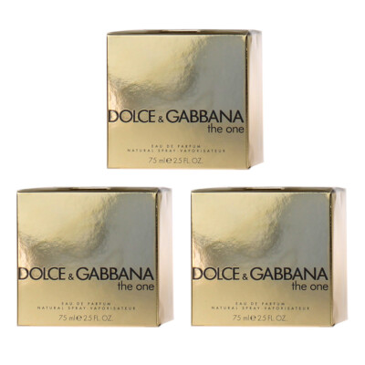 Dolce & Gabbana The One EDP - Eau de Parfum 75ml - 3x