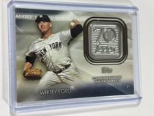 2021 Topps 70th Anniversary Manufactured Logo Patch Whitey Ford #T70P-WF